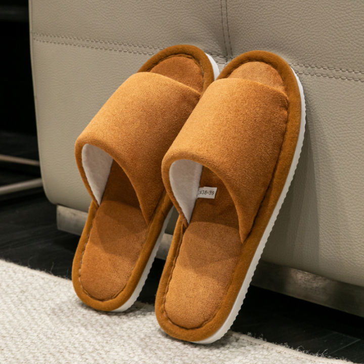 New%20Men'S%20Indoor%20Open%20Toe%20%20Slippers%20high%20quality%20soft%20comfortable%20Home%20Shoes%20Indoor%20Anti-Skid%20Slippers%20bedroom%20No%20noise%20-%20Image%203
