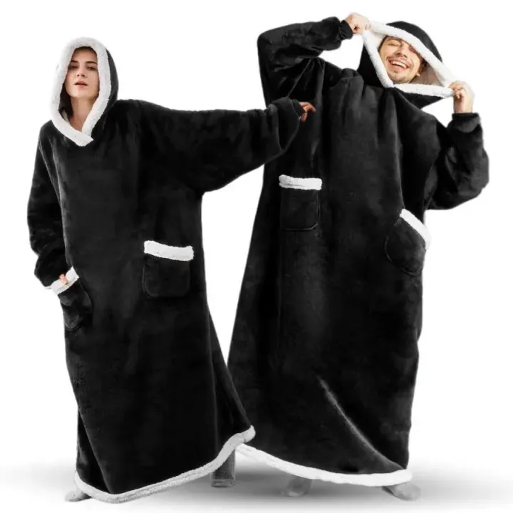150cm%20Super%20Long%20Flannel%20Blanket%20Cold-proof%20Nightgown%20Pyjamas%20Sleeves%20Winter%20Hoodies%20Sweatshirt%20Women%20Men%20Pullover%20Fleece%20Giant%20-%20Image%205