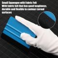 Window Tint Remover Sticker Applicator Squeegee for Vinyl Decal Black Felt Edge Vinyl Squeegee Plastic Scraper Vinyl Wrap Tools.