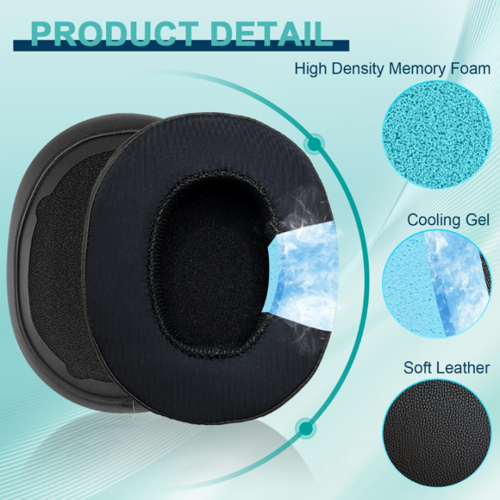 Replacement%20Ear%20Pads%20Fits%20for%20Skullcandy%20Crusher%20Wireless%20Crusher%20Evo%20Crusher%20ANC%20Hesh%203%20Headphones%20Ear%20Cushions%20Earpads%20Headset%20-%20Image%204