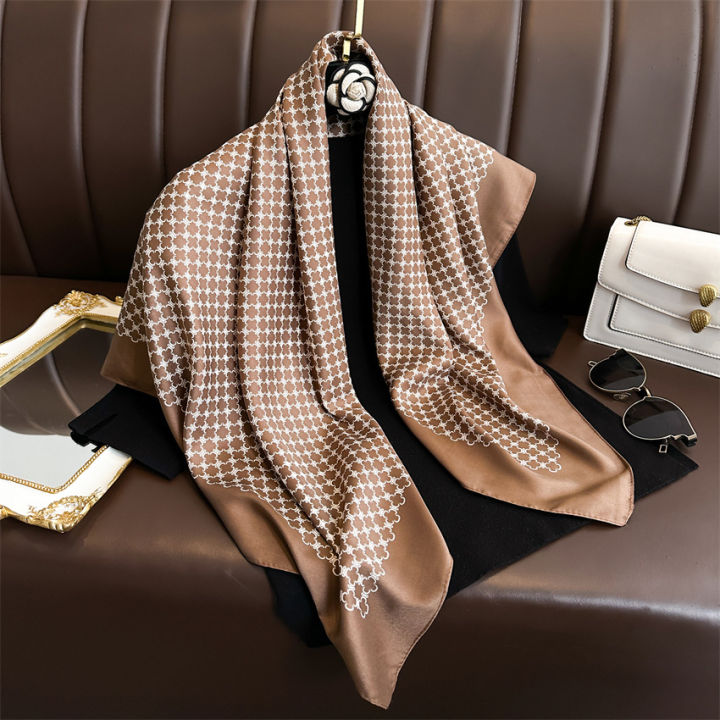 New%2090*90cm%20Silk%20Scarf%20Scarftop%20Headwraps%20For%20Woman%20Fashion%20Four%20Seasons%20Hair%20Accessories%20Hijab%20Foulard%20Bandana%20shawl%20Headscarf%20-%20Image%204
