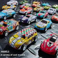 30 - 50PCS Mini Alloy Cars Model Set with Storage Box Diecast Pull-Back Vehicle Toys for Boys, for Christmas, Birthday .