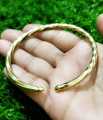 1PS /TOP  FASHION PUNJABI KARA FOR MEN/WOMEN - HIGH QUALITY GOLDEN TWIST ROPE STYLE  STAIN LESS STEEL OPENABLE CUFF /KARA/BRACLET FOR MEN/WOMEN. 