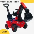 Electric Baco Tolo Car Becko Excavater For Kids Large Size Buldozer For Children Ride Unique Design Tolo Kids Playing Vehicles. 
