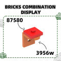 Wange 194Pcs/Lot 87580 Modified 2x2 Groove Building Blocks Moc Construction Accessories Compatible with Brick Children Toys .