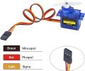 TowerPro SG90 9g Micro Servo Mini Gear Motor RC Sg90 9g Micro Servo Motor, Miuzei Mini Servos Motor Kit Metal Gear 180 Degree Servo for Rc Car Airplane Plane Arduino. 