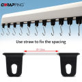 RV Awning Hooks Sturdy White/black Clothes Hook Racks Camping Awning Hooks Clips Hats Tent Light Hangers Universal 5/10pcs. 