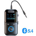 LED bluetooth 5.4 Adapter Transmitter Receiver Wireless Audio 3.5mm AUX Music MP3 Player Supports TF Card For Speaker Headphone. 