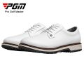 PGM Men's Golf Shoes with Anti Slip Studs, High Elasticity Cushioning, and Waterproof Block Sneakers XZ393. 