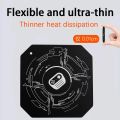 Mobile Phone Metal Plate for Magsafe Magnetic Holder Back Sticker Radiator Thin Iron Sheet for iPhone 16 Smartphone Accessories.