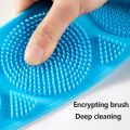 Body Scrubber Bath Brush Silicone Exfoliating Shower Brush Bath Belt Body Scrub Back Massage Brush Cleaning Strap Bathing Tools. 