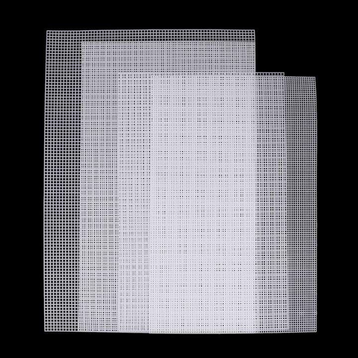 Handcraft Latch Hook Bags Made Plastic Grid Hook Crafts Accessory Plastic Mesh Cloth For Bag Rug Thread Hook Craft Supplies