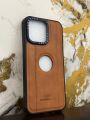 Luxury Leather Case with Apple Logo Cutout for iPhone 15/14/13/12/11 Pro Max. 