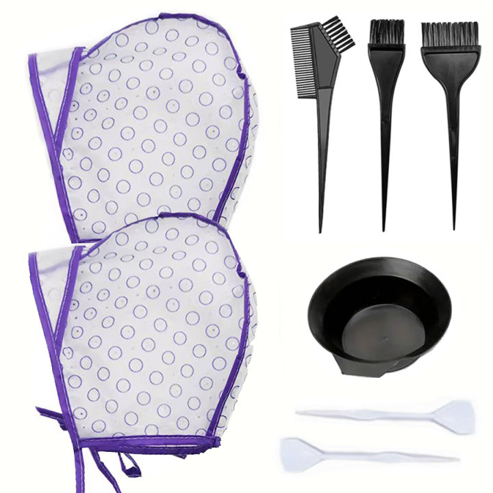 Professional%20Salon%20&%20Home%20Use%20Hair%20Highlighting%20Cap%20with%20Built-in%20Crochet%20Hook%20-%20Reusable%20Hair%20Dyeing%20cape%20-%20Image%207