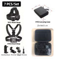 7-in-1 Action Camera Accessories Set Head Strap Chest Strap Mount Phone Holder For GoPro insta360 SJCAM Osmo Akaso Smartphones.