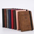Men PU Leather Wallet Travel Passport Purse Card Male Travel Accessories Hand Carry Passport Business Cards Holder Wallet. 