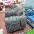 sofa set five seater 3+1+1 in turkish fabric master foam 10 years guarantee. 