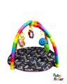 New Born Baby Play Gym With Hanging Rattles Born Baby Indoor Game Colorful Rattles Bqby Play Gym Matt. 
