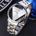FORTUNE TIME Stainless Steel Wrist Watch With Brand Box. 