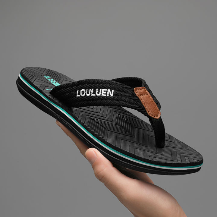 Men's flip flops, flip flops, anti slip, casual rubber sole, comfortable and suitable for indoor and outdoor activities, men's s
