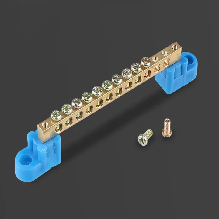 6*9%20Copper%20Ground%20Bar%204/6/8/10/12%20Hole%20Terminal%20Block%20for%20Electrical%20Panel%20Distribution%20Box%20%20Grounding%20System%20-%20Image%206