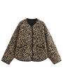 HXAO Lightweight Padded Jackets Outerwears Women's Quilted Jacket Woman Autumn Winter Coat Female Leopard New in Coats 2024.
