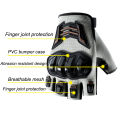 Summer Motorcycle Half Finger Gloves Outdoor Cycling Breathable Glove Motorbike Drop-Resistant Gloves.