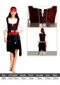 Pirate Cosplay Carnival Halloween Caribbean Pirates Couple Costume Captain Huntress Clubwear Play Suit Cosplay Fancy Party Dress. 