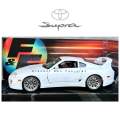 Toyota Supra MK4 White Fast and Furious 1:24 Scale Diecast Model Car. 