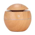 2024 New Woodgrain Vase Humidifier USB Car Office Home Color Night Light Super Silent Humidifier Holiday Gift for Friends. 