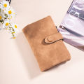New women's short wallet European and American retro simple fashion all-match multiple card slots handbag student coin zipper co. 