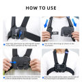 TELESIN Chest Strap Mount Waistcoat Belt Mount for GoPro Hero 13 12 11 10 9 8 7 6 5 Insta360 DJI Action Camera Accessories. 