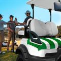 Golf Cart Seat Covers, Blue Anti-hot Golf Cart Seat Towel Blanket with Holes Fits Most EZGO, 100% Microfiber,.