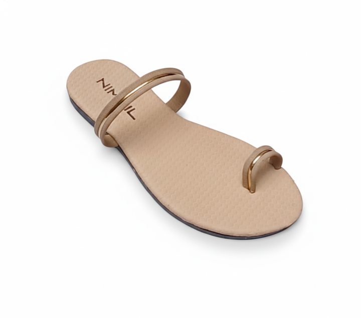 NIMDIL Women’s Minimalist Toe-Loop Flat Sandals – Sleek Black Straps with Modern Criss-Cross Design