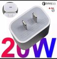 20watt Fast Charger With Cable Type C To Lightening 2pin 20watt Pd Charger Compatible With 7, 8, X, 11, 12, 13, 14. 