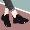 Tenis Feminino 2024 Women Vulcanized Shoes Air Mesh Light Soft Sneakers Female Flats Platform Lace Up Casual Shoes Basket Femme. 