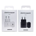 For Samsung 25W Super Fast Charger Galaxy S24FE S24Ultra S23 S22 FLip Fold 2 3 4 5 6 A06 A16 A15 A35 A55 Adapter Quick Charging. 