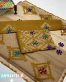 Khaddi Applique Suits - Handmade Embroidery - 3pc Dress. 