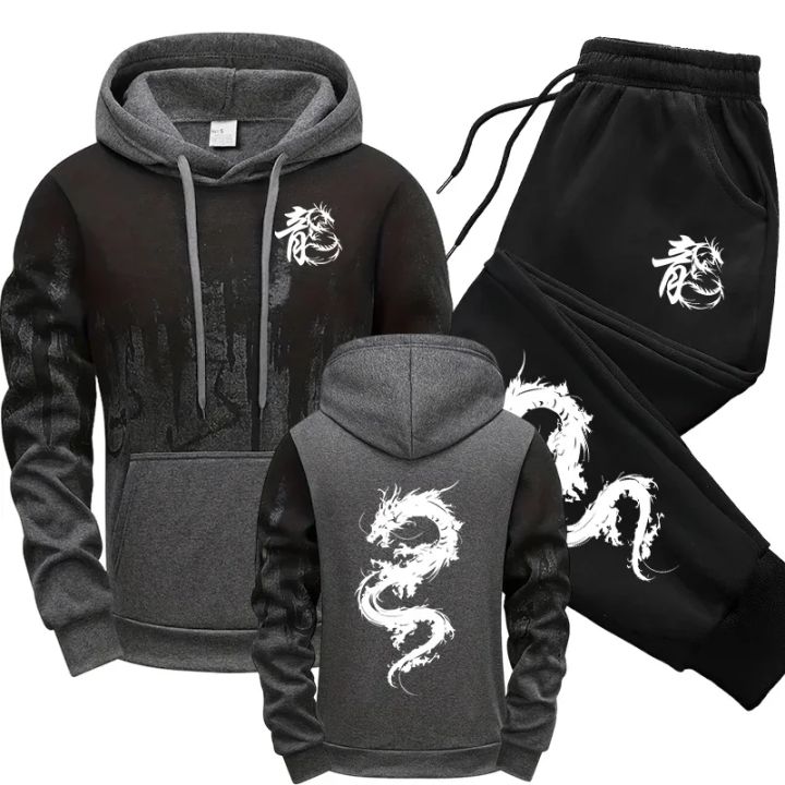 Fashion%20Men%20Single%20Piece%20Sweatshirts%20Sweatpants%20Versatile%20Men's%20Tracksuit%20Casual%20Comfort%20Daily%20Sports%20Simple%20Splashed%20Ink%20Hoodie%20-%20Image%203
