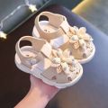 Solid Bow Children's Summer Shoes Cute PVC Beach Non Slip Sandals For Baby Girls Footwear Soft Infant Kids Fashion Sandals. 