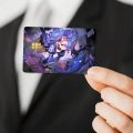 Game Wuthering Waves Fashion Waterproof Scratch Pattern New Stickers Decoration 4 PCS Card Cover. 