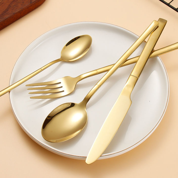 6/30pcs%20Stainless%20steel%20cutlery%20set,%20high-end%20steak%20knife,%20fork,%20dessert%20spoon,%20suitable%20for%20restaurant%20banquets%20parties%20-%20Image%205