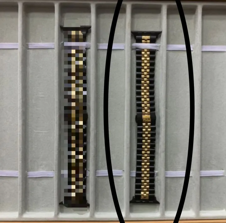 Smart%20Watch%20Chain%20Strap%20(Metal%20Link%20Bands)%20Fancy%20Chain%20Strap%20for%20Smartwatch%2049mm%2045mm%2044mm%2042mm%20Compatible%20with%20Ultra%20iWatch%20apple%20watch%20-%20stainless%20steel%20-%205-link%20brushed%20&%20polished%20finish%20-%20Unisex%20-%20-%20Image%205