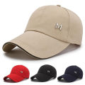 Men Women Baseball Cap Summer Cotton Hat Snapback Hip-Hop Cap Adult Sport Sun Hat Casual Long Brim Sunscreen Golf Cap. 