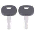 2Pcs 14603 Key For Volvo Mini-excavators Bomag Compactors New Holland Backhoes JCB Backhoes Skytrak Lifts Skytrak Telehandlers. 