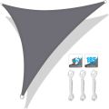 2x2x2m/3x3x3m Triangle Sun Shade Sail Pool Patio Deck Canopy Awning for Outdoor Backyard Garden Camping UV Block Sunshade Cloth. 