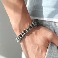 Stainless Steel Biker Chain Bracelet Mens Bracelet Link Chain Motorcycle Bicycle Style Bracelets Fashion Punk Bangles Jewelry. 