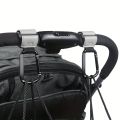 Universal Stroller Hooks Clip Heavy Duty Hanging Organizer for Diaper Bags Prams Shopping Carts Car Seats Baby Carriers.