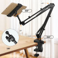 Tablet Stand Holder for Bed Rotatable Phone Stand for 4-12.9" IPad Pro  Tab  Pad Tablet Adjustable Holder Long Arm. 