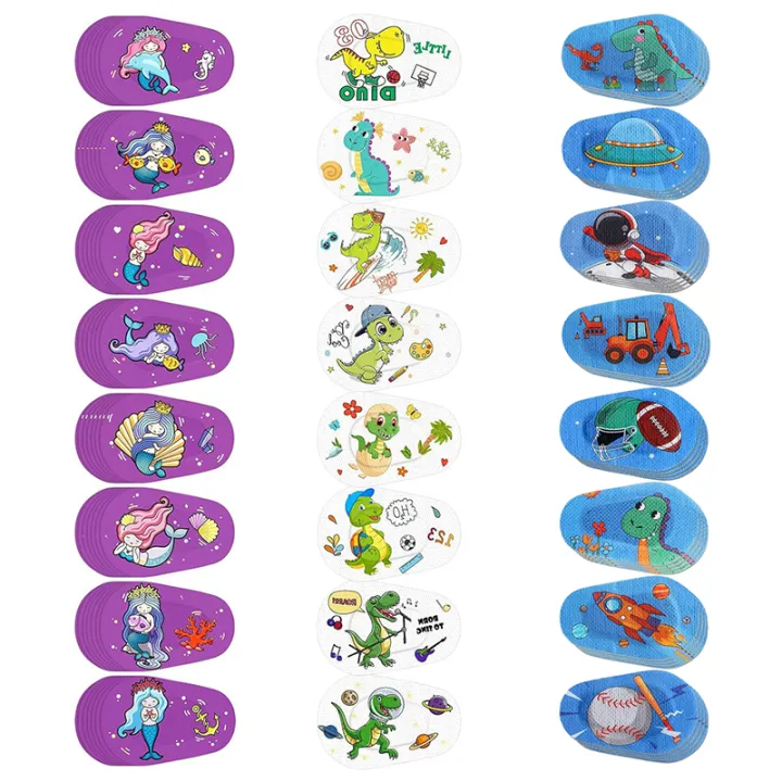 8%20Pcs%20Cute%20Adhesive%20Eye%20Patches%20Disposable%20Breathable%20Bandage%20Amblyopia%20Protect%20Eyesight%20For%20Kids%20Girls%20Boys%20-%20Image%202